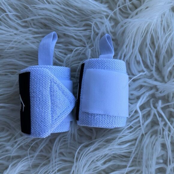 Gymshark Wrist Straps White - Picture 4 of 7